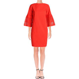 Lauren Ralph Lauren Women's Lacer Cut Bell Sleeve Dress