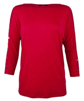 Lauren Ralph Lauren Women's Button Sleeve Blouse Top