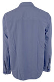 Men's Coast Sands Long Sleeve Button Down Shirt Blue Medium