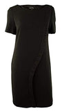 Tahari by ASL Women's Kevin Embossed Stripe Shift Dress