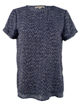 Michael Kors Women's Space Dye Printed Georgette Top TN XS