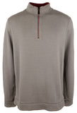 Tommy Bahama Flipshore Sudadera reversible con media cremallera para hombre, talla pequeña, color piedra spa