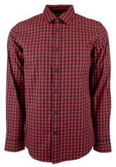 Men's Classic Fit Long Sleeve Button Down Shirts Blk Medium