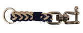 Polo Ralph Lauren Swivel Pin Braided Key Fob Key Chain-NW-OS