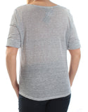 Lauren Ralph Lauren Women's Linen Scoopneck Tee M L