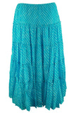 Lauren Ralph Lauren Women's Plus Size Striped Tiered Skirt 1X