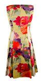 Lauren Ralph Lauren Women's Sleeveless Floral-Print Sateen Dress-WDM-6