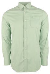 Southern Tide Erkek Point Pinos Gingham Intercoastal Performans Spor Tişörtü Sörf Yeşili Küçük