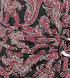 Michael Kors Women's Faux Wrapped Paisley T Shirt Dress