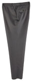 Ralph Lauren Men's Stretch Flat Front Uncuffed Hem Dress Pants Short 40 Charcoal