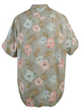 Tommy Bahama Men's Hibiscus In The Mist IslandZone Camp Shirt-DT-S