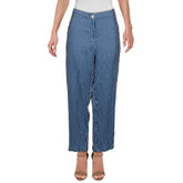Tommy Bahama Women's Fresco Stripe Indigo Crop Pants Small