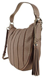 Michael Kors Brooklyn Large Grommet Convertible Hobo Bag, Cinder