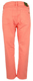 Ralph Lauren Women's Classic Straight Cropped Jean Style Pants Coral Petite 8