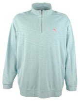 Men's Big & Tall Tobago Bay Half Zip Sweatshirt MBlue 4XB