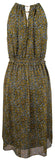 Michael Kors Women's Floral Chain Neck Shift Dress