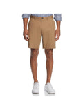 Michael Kors Men's Slim Fit Stretch 9" Flat Front Shorts Khaki Waist 38