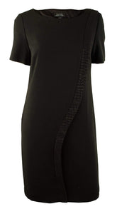 Tahari by ASL Women's Kevin Embossed Stripe Shift Dress