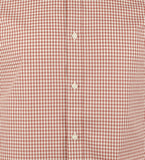 Men's Trim Fit Mini Check Long Sleeves Shirt-HO-Large