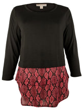 Michael Michael Kors Women's Layered Long Sleeved Top