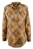 Lauren Ralph Lauren Women's Plaid Crepe Tunic Shirt