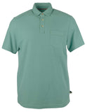 Polo de manga corta Tommy Bahama Tropicool Del Rey para hombre, color verde lima, talla mediana