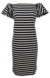 Lauren Ralph Lauren Women's Off-the-Shoulder Striped Dress