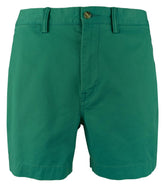 POLO RALPH LAUREN Men's Classic Fit Stretch 6" Flat Front Chino Shorts Green 35