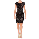 Lauren Ralph Lauren Women's Cap Sleeve Belted Dress M XL
