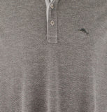 Tommy Bahama Men's Paradise Cove Long-Sleeve Polo Shirt (Coal, 4X-Large Tall, 4XLT)