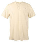 Tommy Bahama Men's Schooner Stripe Short Sleeve Henley T-Shirt BSnd Medium