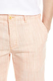 Tommy Bahama Men's Harbor Herringbone Stretch-Linen 10" Inseam Short (Peach Sorbet, XXL, XX-Large)