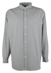 Ralph Lauren Men's Big and Tall Checkered Button down Shirt-2XLT
