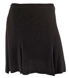Polo Ralph Lauren Women's Flared Mini Skirt Size 14 Black Crepe