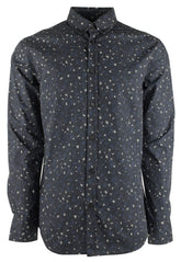 Hugo Boss Men's Mabsoot Slim Fit Long Sleeve Shirt-BLK-XX-Large