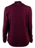 Michael Kors Women's Draped Herringbone Print Blouse Top SP XS