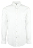 Men's Rodney Slim Fit Long Sleeve Shirt Wht XXL