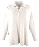 Tommy Bahama Women's Shimmer Bonita Half Zip Long Sleeved Poncho Top PGH S/M