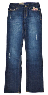 Levi's Girl's Adjustable Inside Waistband Slim Straight Stretch Jeans
