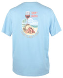 Camiseta de manga corta con estampado "Crawl Me a Cab" de Tommy Bahama para hombre (devolución del cliente)