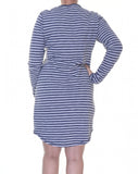 Lauren Jean Co. Women's Long Sleeve Striped Shirt Dress