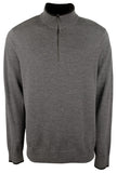 Men's Quarter Zip Merino Sweater-AM-XX-Large
