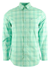 Southern Tide Men's Convoy Plaid Intercoastal Long Sleeve Shirt C S