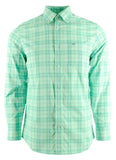 Southern Tide Men's Convoy Plaid Intercoastal Long Sleeve Shirt C S