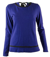 Ralph Lauren Women's Contrast Trim Pullover Sweater