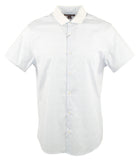 Michael Kors Men's Slim Fit Short Sleeve Woven Shirt