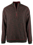Devolución del cliente Tommy Bahama - Chaqueta reversible Flipsider de media cremallera para hombre, talla grande y alta