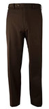 Ralph Ralph Lauren Men's Flat Front Polyester Viscose Dress Pants DBrwn 40W X