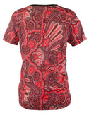 Lauren Ralph Lauren Women's Paisley Linen Blend Shirt-R-M