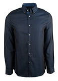 Kenneth Cole New York Textured Dobby Long Sleeve Shirt-AC-L